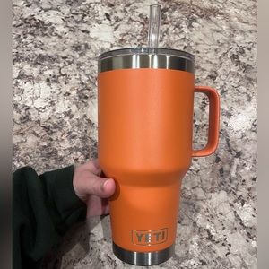35oz Yeti Tumbler with Lid and Straw - Desert Orange